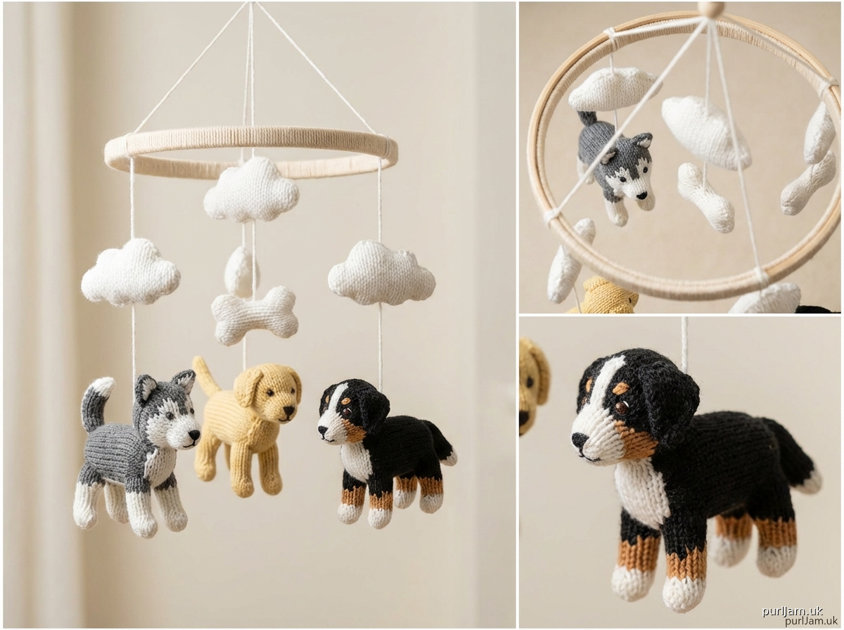 Puppy Dreams Baby Mobile