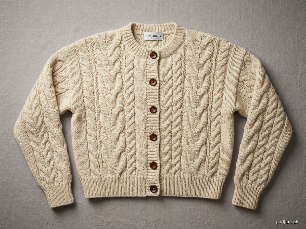 Cable Wrap Cardigan