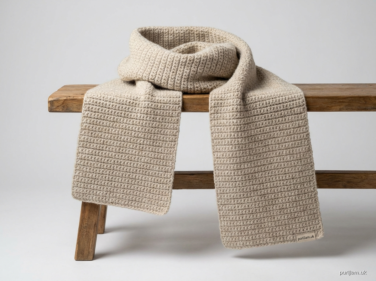 Simple Single Crochet Scarf