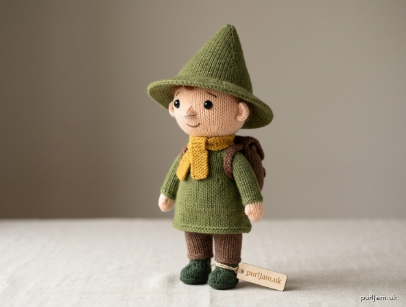Snufkin Knitted Amigurumi