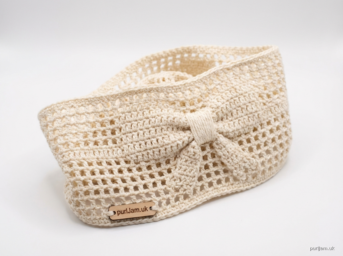 Sweet Bow Filet Baby Headband