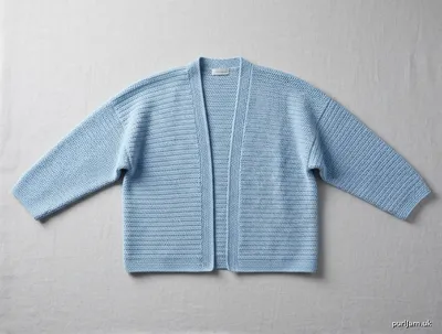 Stitch chart guide image for Mauve Rose Cardigan