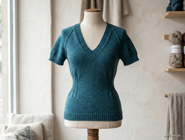 The Cinched V A Figure Hugging Raglan Top