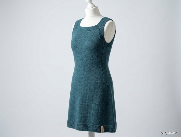 Simple A Line Knitted Dress