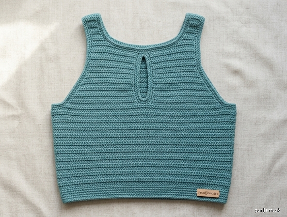 Keyhole Crush Crop Tank