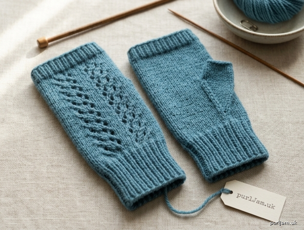 Simple Lace Wrist Warmers