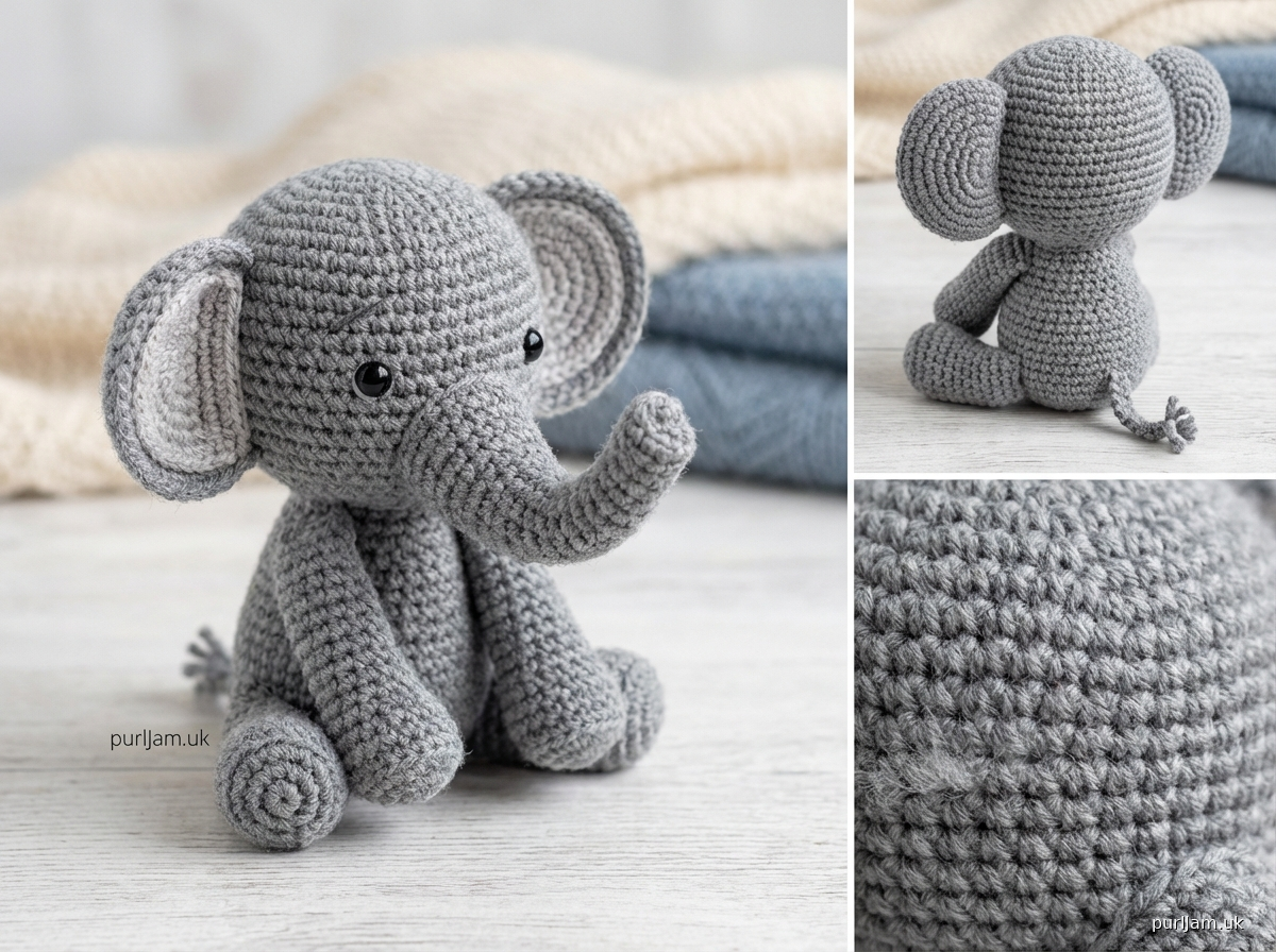Beginner Elephant Crochet Pattern