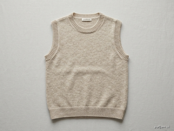Generated preview image for Round-Neck Ladies' Vest — "Everyday Fingering Vest"