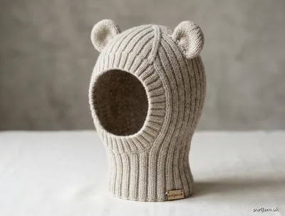 Stitch chart guide image for Baby Bear Balaclava
