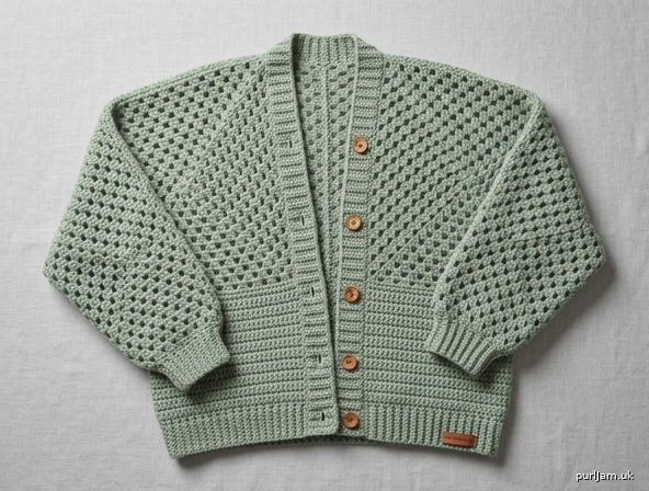 Hexagon Granny Cardigan