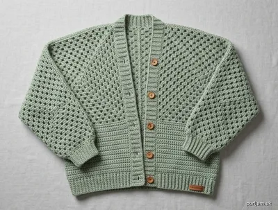 Stitch chart guide image for Hexagon Granny Cardigan