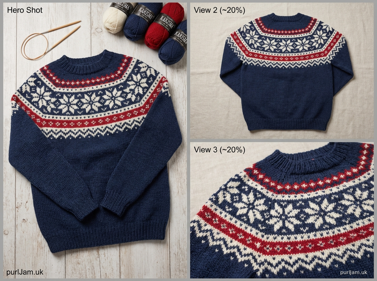 Nordic Star Raglan Pullover