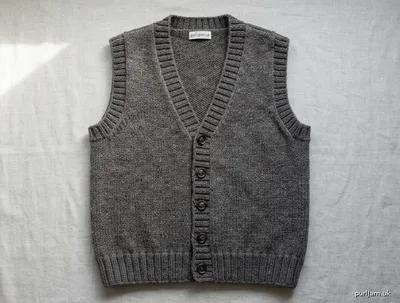 Stitch chart guide image for Gentleman’s Bulky V-Neck Waistcoat